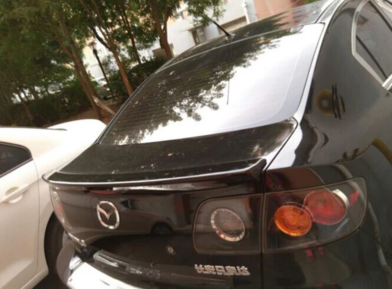Неокрашенный задний спойлер Osmrk из АБС пластика для mazda 3 2006 2012|spoiler for 3|rear spoilerrear wing