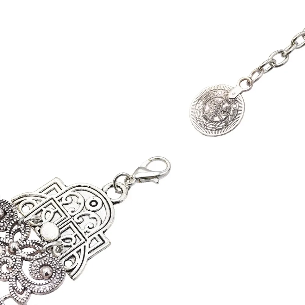 

New Fashion Color Vintage Hollow Carved Flower Coin Pattern Bracelet For Women Party Birthday Jewelry Design