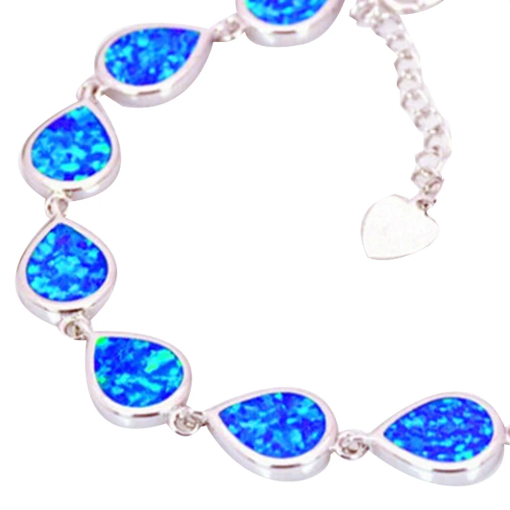 Unisex Fashion Water Drop Opal Bracelet Hand Chain Party Jewelry Accessory Gift Shape | Украшения и аксессуары