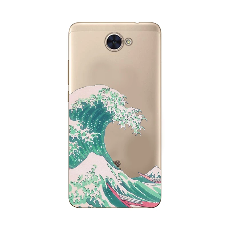 I Для Capas huawei Y7 чехол Чехол 5,5 дюймов силиконовые мягкие чехлы из ТПУ на заднюю панель Coque для huawei Y7 Y 7 Fudas сумка чехол s - Цвет: I