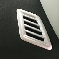 for nissan sentra 2016 2017 2018 abs matte car front small air outlet decoration sticker cover trim styling car accessories 2pcs