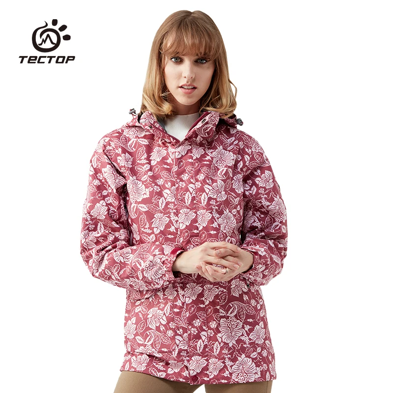 Фото Tectop зимняя женская куртка 3 в 1 двухслойная ветрозащитная теплая куртка для альпинизма пеших прогулок лыж водонепроницаемая куртка для женщ... №1