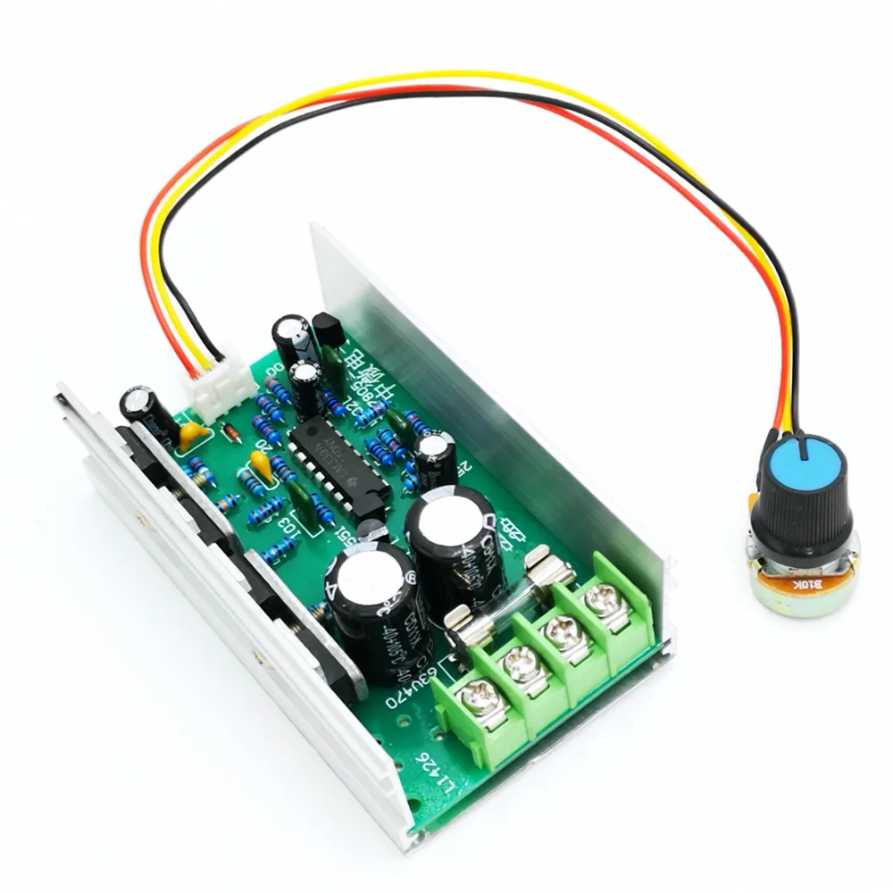PWM контроллер скорости двигателя постоянного тока Drive защита от пониженного