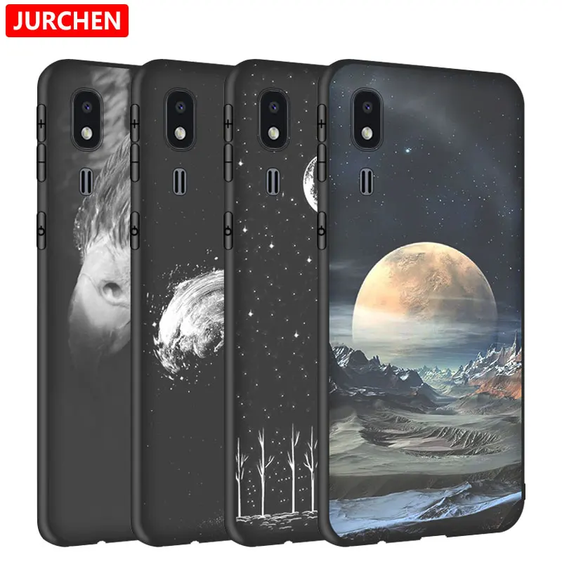 JURCHEN Ultra-thin Cartoon Case For Samsung Galaxy A2 Core Dual SIM Cover Silicone Soft Funda | Мобильные телефоны и