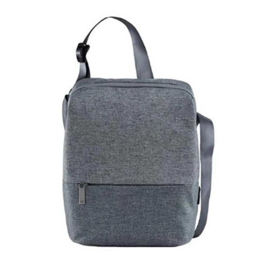 -LightGrey Crossbody Xiaomi 90 простой город Messager сумка/сумка большая емкость Повседневная через плечо водонепроницаемые Рюкзаки для мальчиков девочек мужчин женщин - Цвет: -LightGrey Crossbody