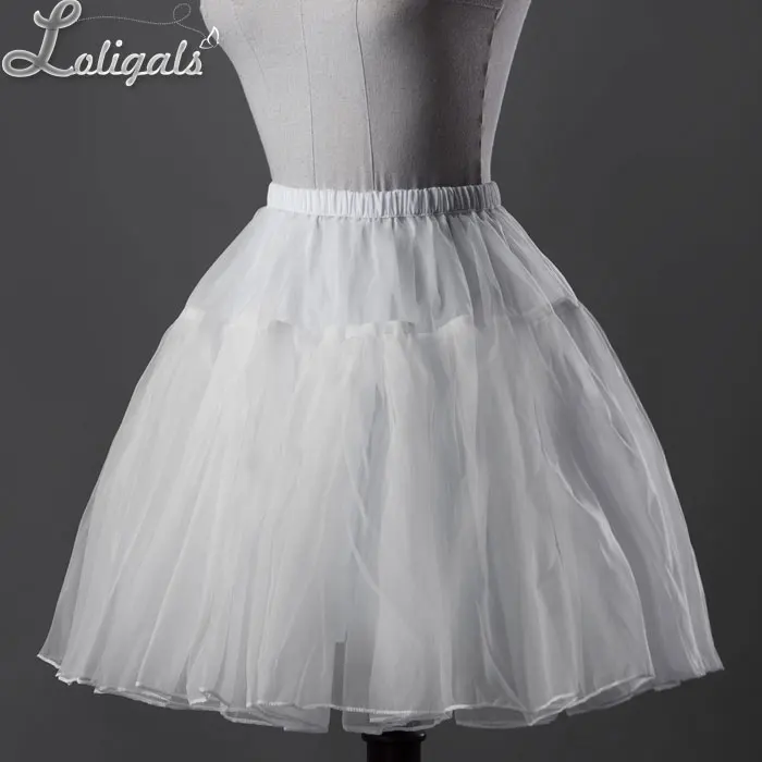 Повседневная юбка-комбинация Милая Короткая Нижняя юбка из органзы от Classic Puppets |