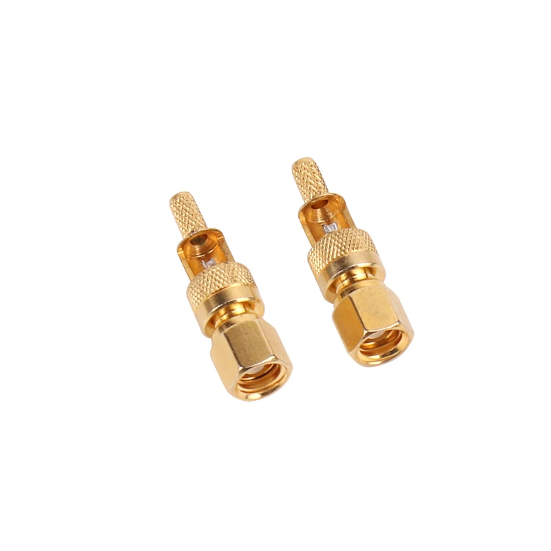 Sindax SMC female connector straight head RF coaxial connectors SMC-CK-1.5 50 Ohm Crimp type headphone jack 10pcs | Обустройство дома
