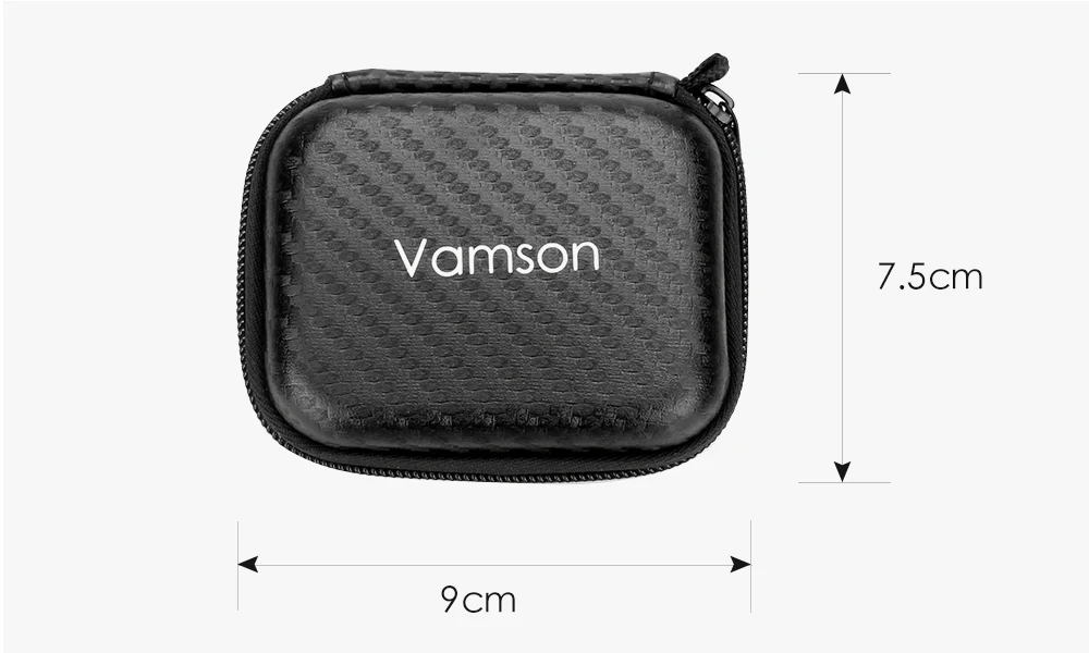 Vamson мини EVA коробка для хранения чехол Защитная сумка для Go Pro Hero 7 6 5 черный серебряный белый аксессуары для DJI OSMO Action VP810