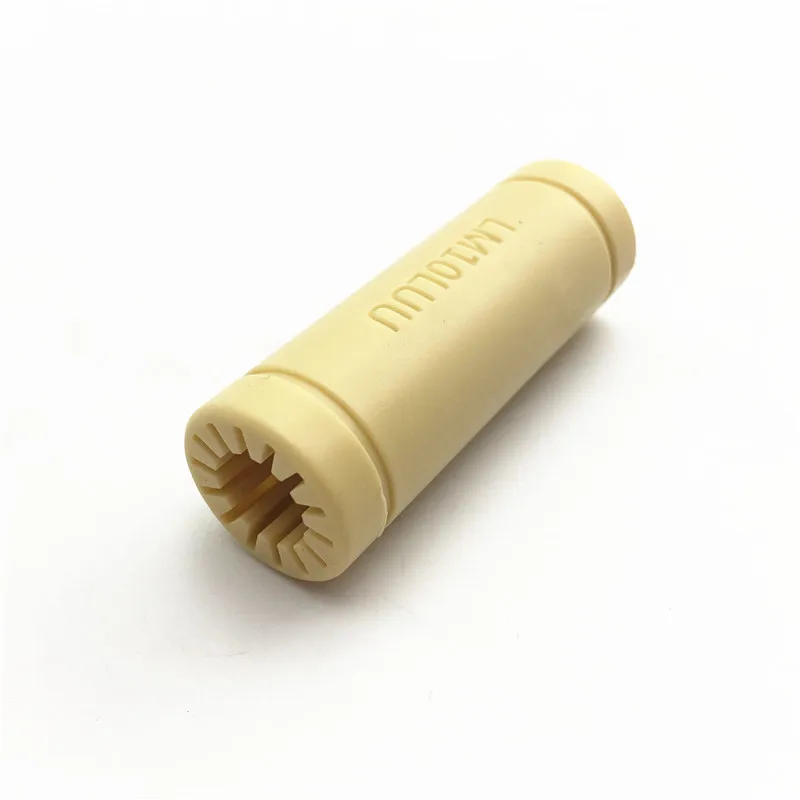 Funssor 1 шт. сплошной полимер LM10LUU линейные подшипники втулка LM10LUU 10 мм Prusa Mendel DIY CNC Motion LML10UU 10*19*55 мм