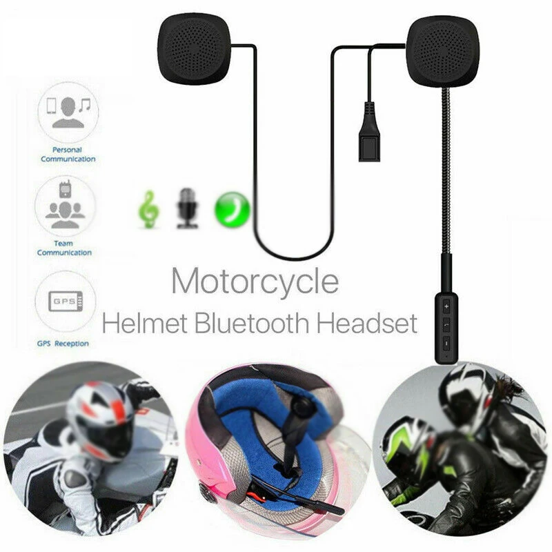 Мотоциклетный шлем гарнитура динамик Bluetooth громкой связи музыка низкая мощность