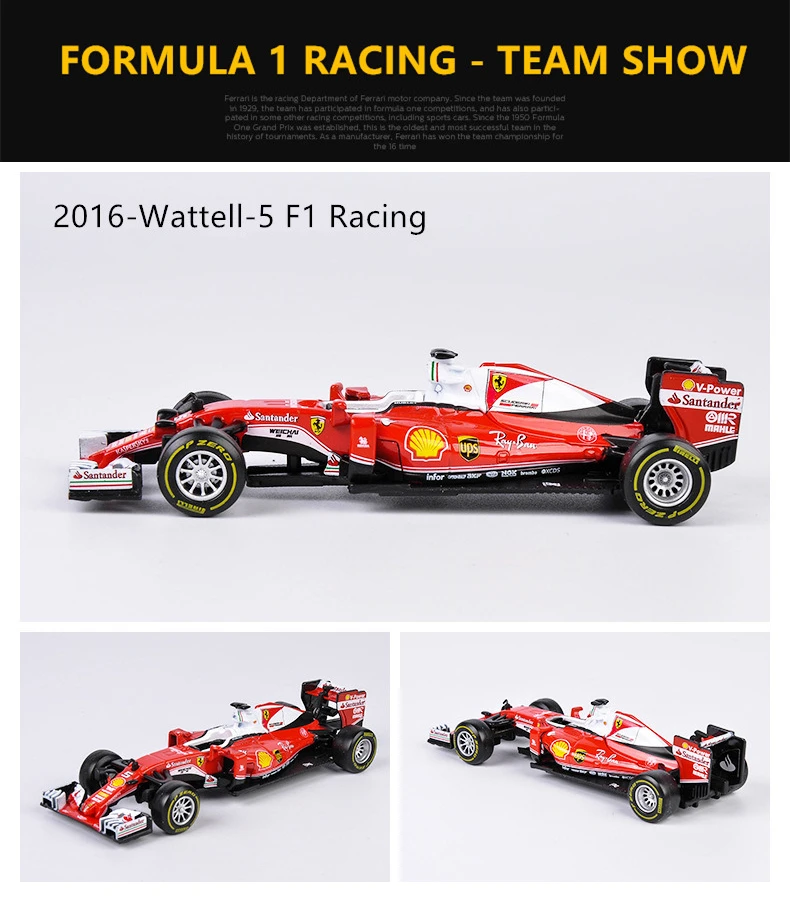 Bburago 1:43 Ferrari Red BullRB14 NO3 имитация сплава супер игрушка модель автомобиля для с рулевым колесом управление переднего колеса рулевого управления
