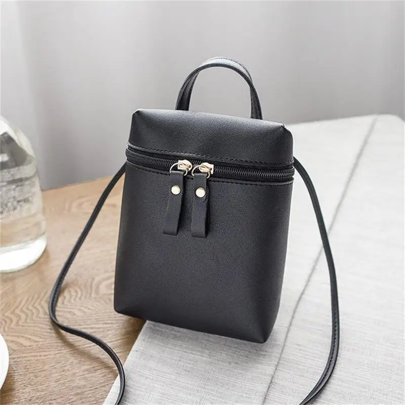 

BANGE Women Mini Solid PU Bucket Messenger Bag HandBag Women Shoulder Crossbody Bags For Women 2018 Bag sac a main bolso mujer