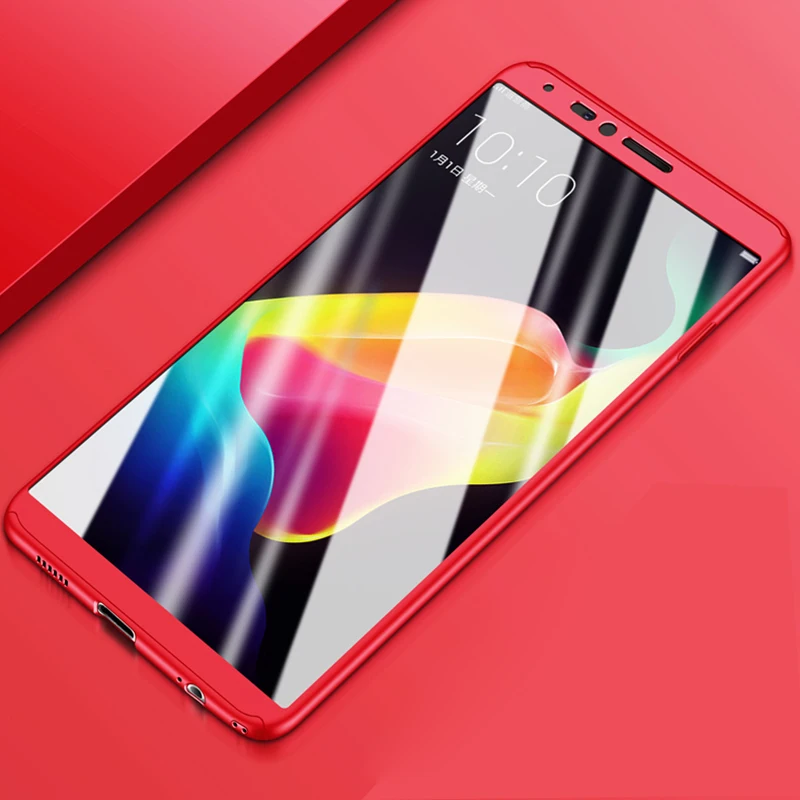 Ударопрочный 360 градусов полный защитный чехол для VIVO V3 Max V3Max Тонкий Жесткий ПК с