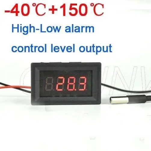 -40C + 150C термометр цифровой светодиодный ТЕМПЕРАТУРА Ближний-дальний охранной