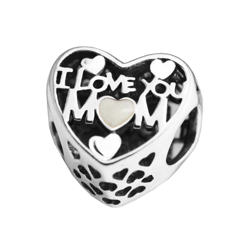 

Бусина-Шарм «Love for Mother» из серебра 952 пробы для браслетов Pandora