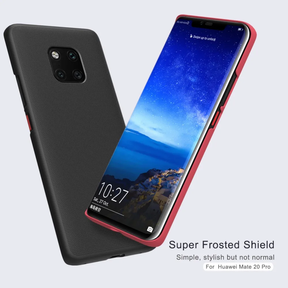 Чехол для huawei mate 20/mate 20X/mate 20 Pro Nillkin Super Frosted Shield Твердый чехол-накладка против скольжения