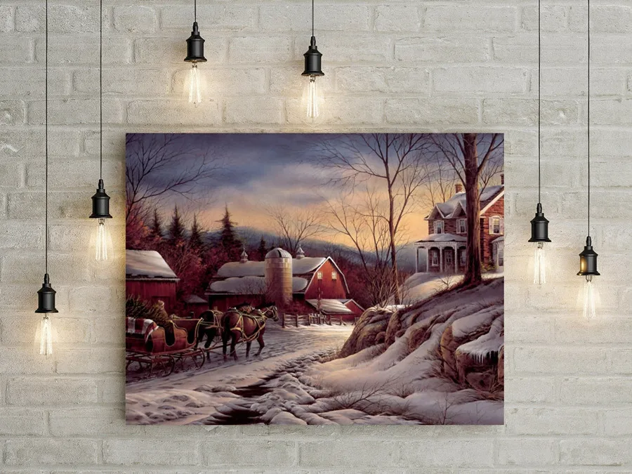 Terry Redlin Outdoor Sketches and Animal Scenes Canvas Painting Living Room Home Decor Modern Mural Art Oil Painting#086 | Дом и сад