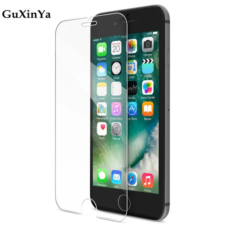 2 шт. закаленное стекло для Apple Iphone 7 Защитное экрана против царапин Передняя