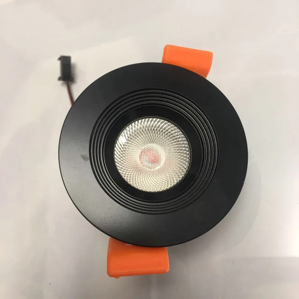 10 шт. затемнения светодиодный мини светильник под кабинет пятно света Диаметром