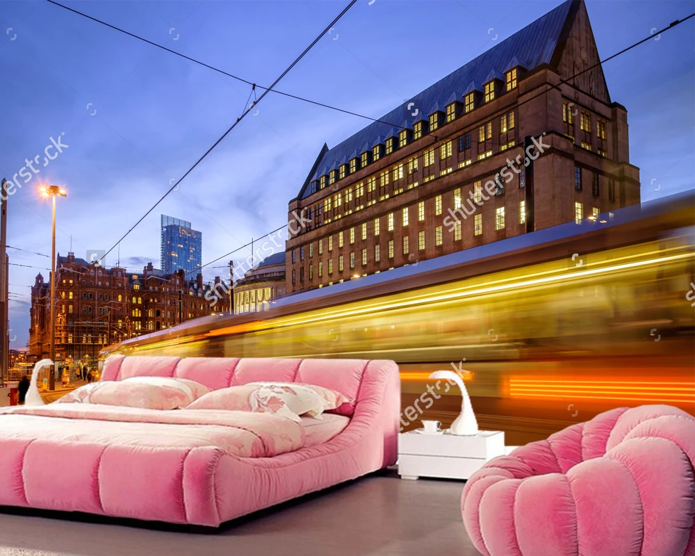 Обои для украшения дома на заказ городской пейзаж Манчестера гостиной спальни