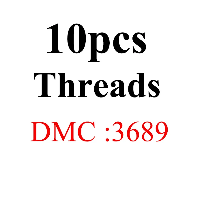 1.2m10pcs-DMC3689 Golden Panno DIY DMC 3350-3733 вышивка нитью нитки 10 шт./лот 1,2 м Набор для вышивки крестом наборы для вышивки крестом 11,12 - Цвет: 1.2m10pcs-DMC3689
