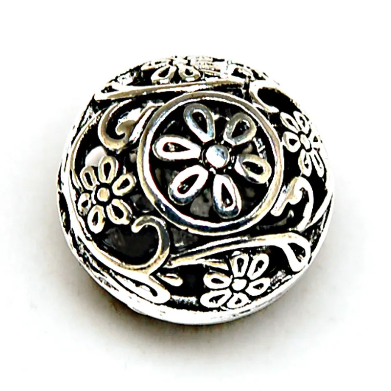 10 шт. тибетские пустотелые Металлические Шарики 15x18 мм|for jewelry making|beads ballsilver ball |