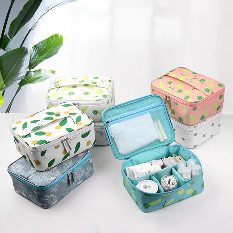 Новая женская косметичка на молнии большая Вместительная дорожная органайзер