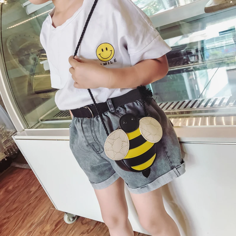

mylb Cartoon Little Baby Girls Boys Messenger Bags Mini Shoulder Bag Kids Children PU Leather Purse Pouch Handbags