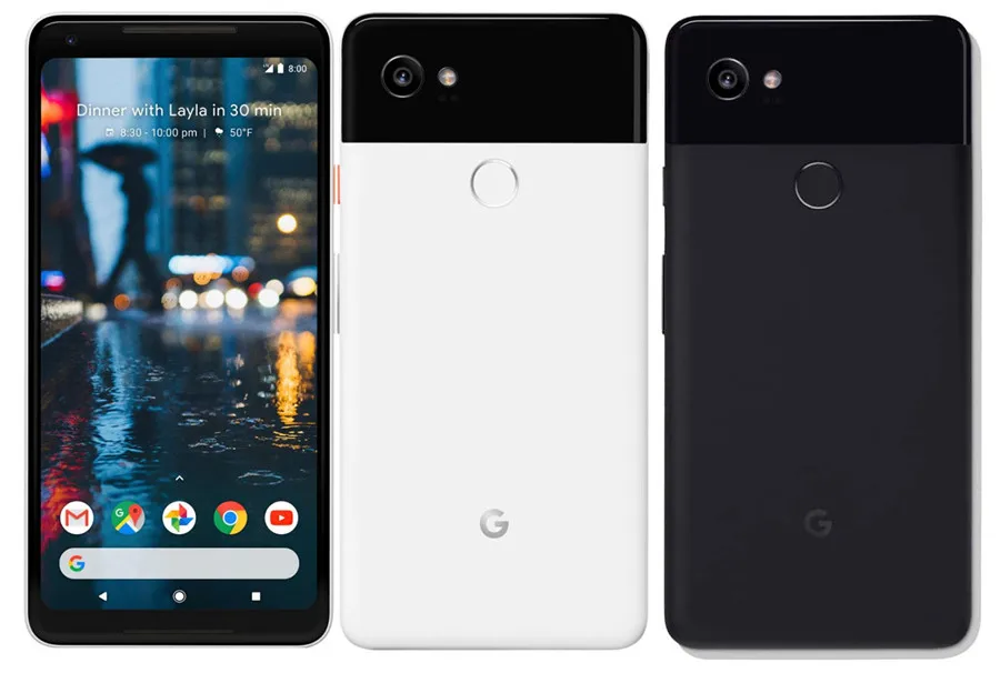 Разблокированный Google Pixel 2XL сотовый телефон 6," P-OLED экран Qualcomm835 4 Гб ram 64 Гб/128 ГБ отремонтированный телефон