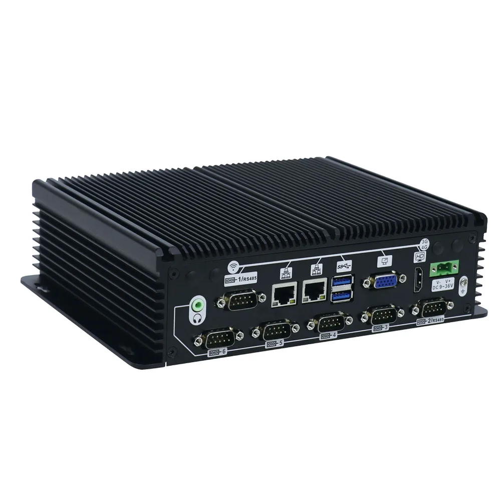 Online Yanling Embedded Computer Intel Celeron Quad Core J1900 Onboard 4gb Ram Dual Lan Linux Fanless Mini Industrielle Pc Mit Sim Slot