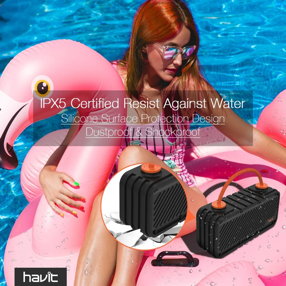 HAVIT открытый Bluetooth динамик водонепроницаемый ударопрочный Громкий Динамик