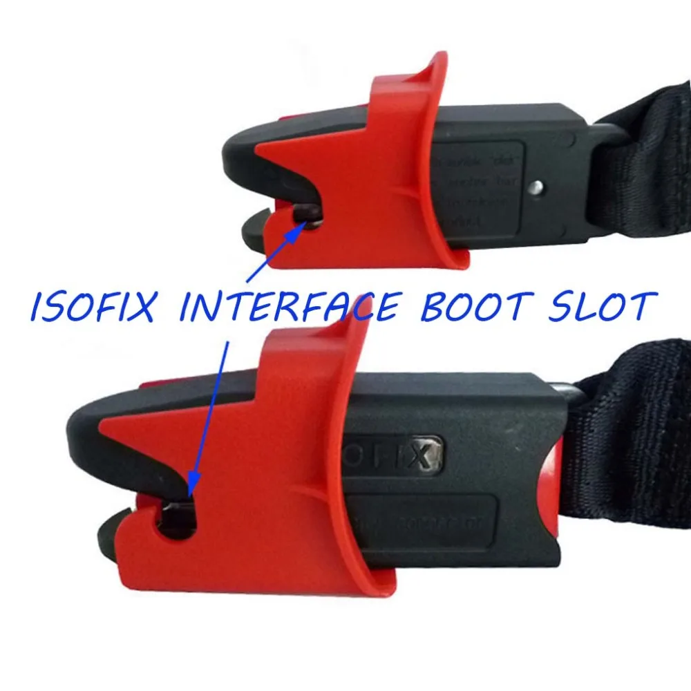 Новинка 2 x утолщающий ремень разъем ISOFIX направляющая защелки для детского