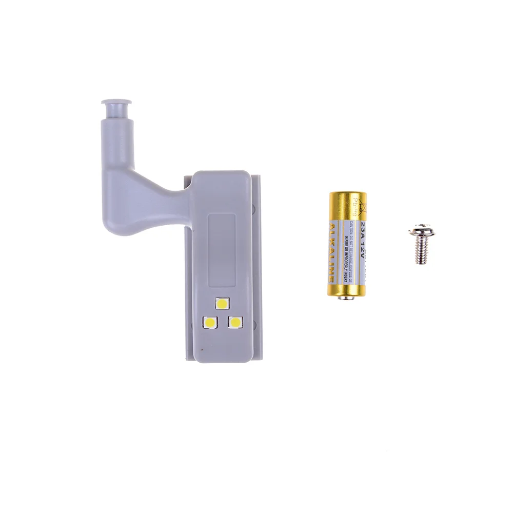

10PCS/lot Bedroom Wardrobe Hinge LED Light Home Drawer Kitchen Cupboard Cabinet Lights Modern Night Lamp Cold White