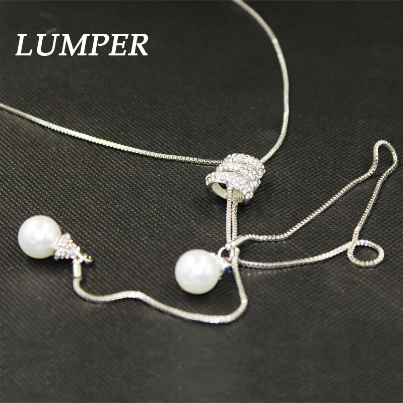 LUMPER HOT Simulated Pearl Crystal Long Sweater Chain Circles Necklace Vintage Accessary Collares Statement Jewlery 10 | Украшения и