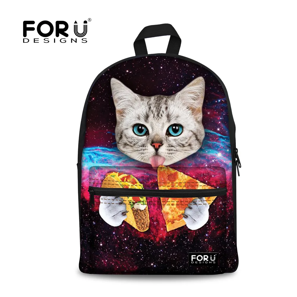 Рюкзак Galaxy Space Cat модные школьные рюкзаки сумки для девочек подростков женский