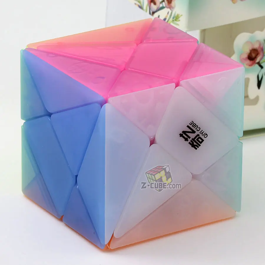 QiYi KingKong(Jelly) Магический куб головоломка QiYi 3x3x3 Axis cube KingKong JinGang Профессиональный Супер Скоростной куб обучающий твист мудрые игрушки подарок для игры z - Цвет: QiYi KingKong(Jelly)