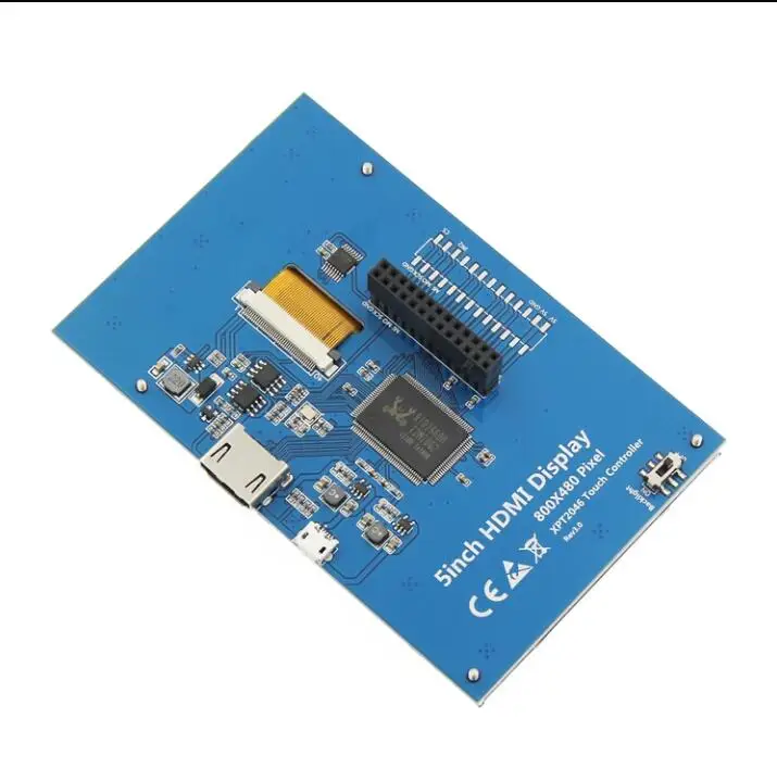5 дюймовый ЖК HDMI резистивный сенсорный дисплей TFT панель модуль 800*480 для Banana Pi