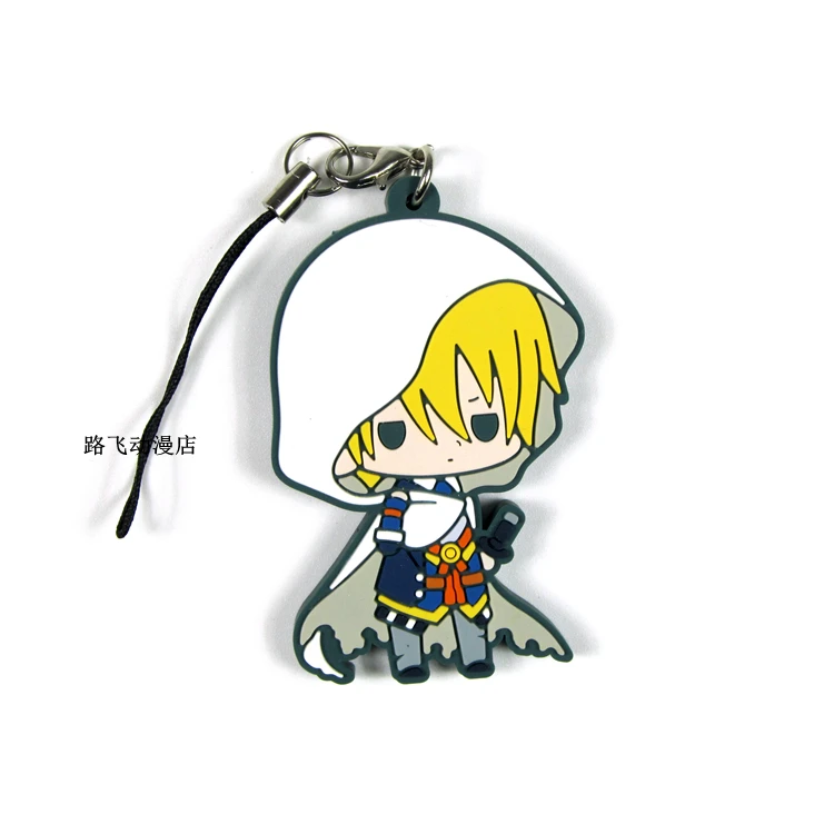 Touken Ranbu Online Ishikirimaru kasuu Kiyomitsu Tsurumaru Kuninaga Mikazuki Munechika фигурка резиновый брелок подвеска