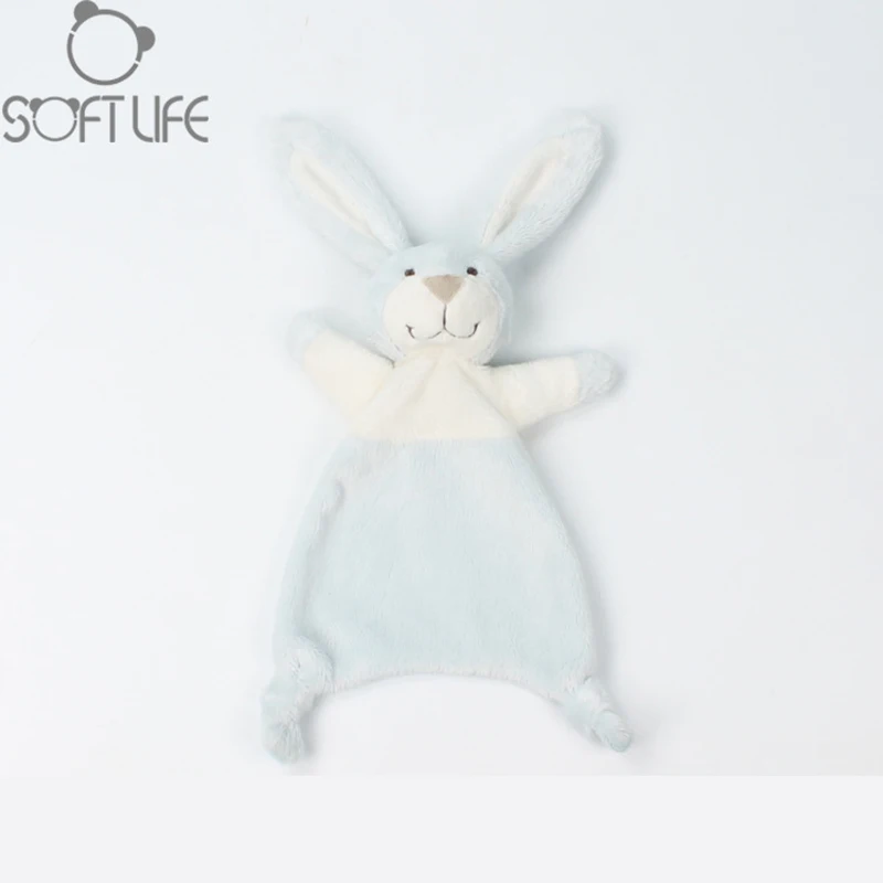 Детская милая плюшевая игрушка с кроликом для младенцев мягкое полотенце мягкая
