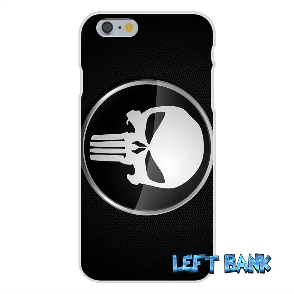 Stunning Punisher Skull Logo Soft Silicone TPU Transparent Cover Case For Samsung Galaxy Note 3 4 5 S4 S5 MINI S6 S7 edge | Мобильные