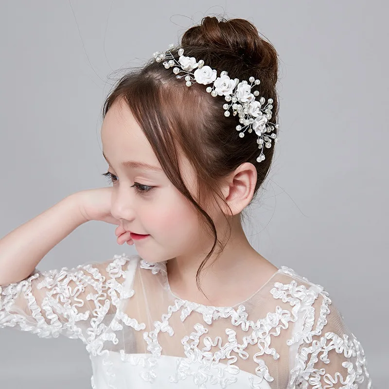 

Girls Tiara Flower Girls Party Prom Hair Accessories In Stock Rhinestones