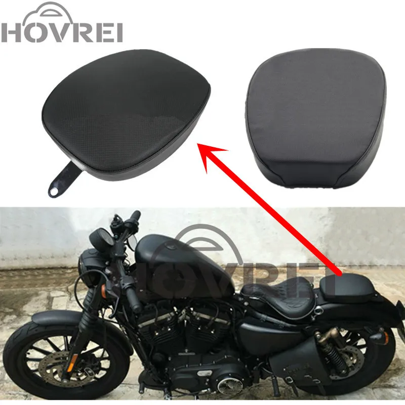 Черное заднее сиденье для мотоцикла 1 шт. 2010 2016 года Harley Sportster XL 1200 Iron 883 XL883N 48 72 XL1200V
