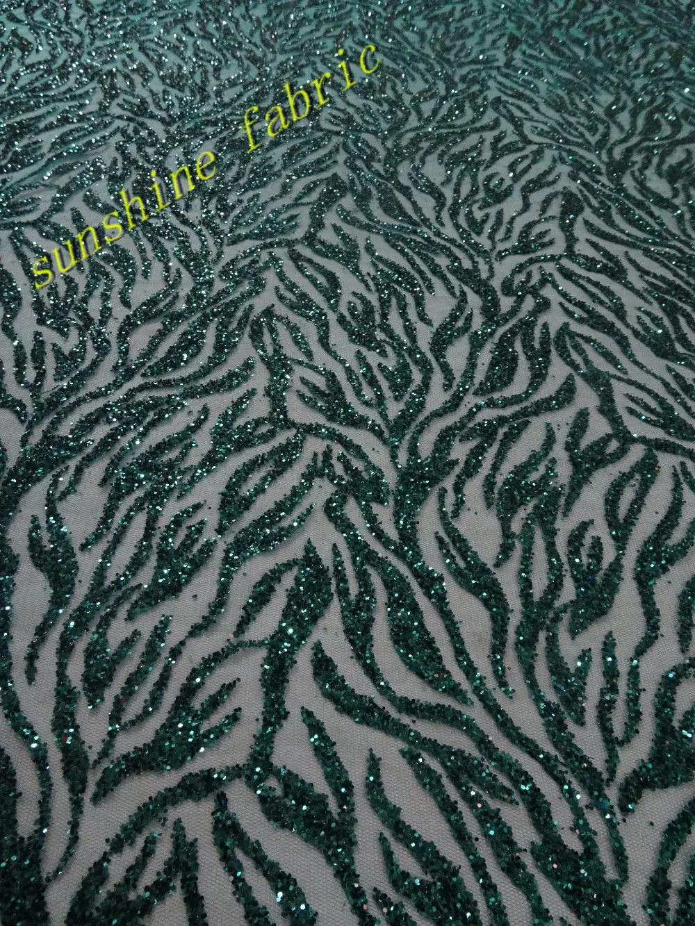 Блестящая французская сетка африканская живая зеленая блестящая кружевная