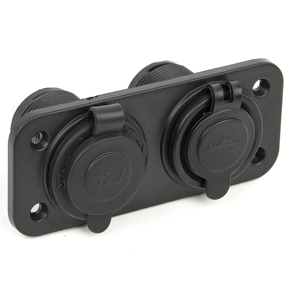 USB разъем сплиттер двойной автомобиль электронная сигарета зажигалка 12V 2.1A 1A