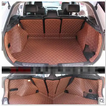 

Хорошее качество! Специальные коврики для багажника автомобиля для BMW X1 E84 2015-2009, водонепроницаемый коврик для груза, коврики для багажника д...