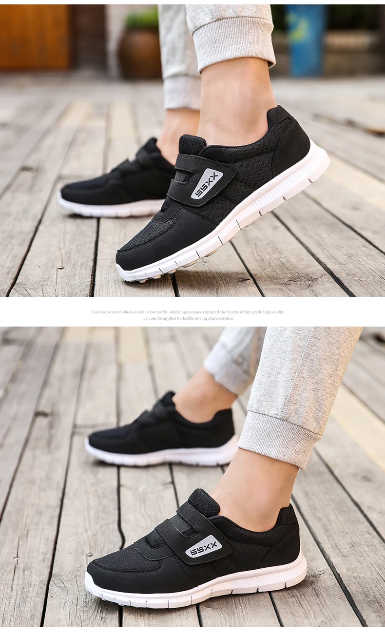 Мужская повседневная обувь; Мужская обувь; легкие кроссовки без застежки; прогулочная обувь; мягкие повседневные кроссовки; модные Лоферы для пожилых людей; Zapatos de