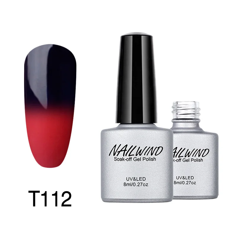 NAILWIND 8 мл изменение температуры ногтей цвет хамелеон УФ карамельный цвет гель лак для ногтей длительный Замачивание от лаков Lucky Gel - Цвет: 112