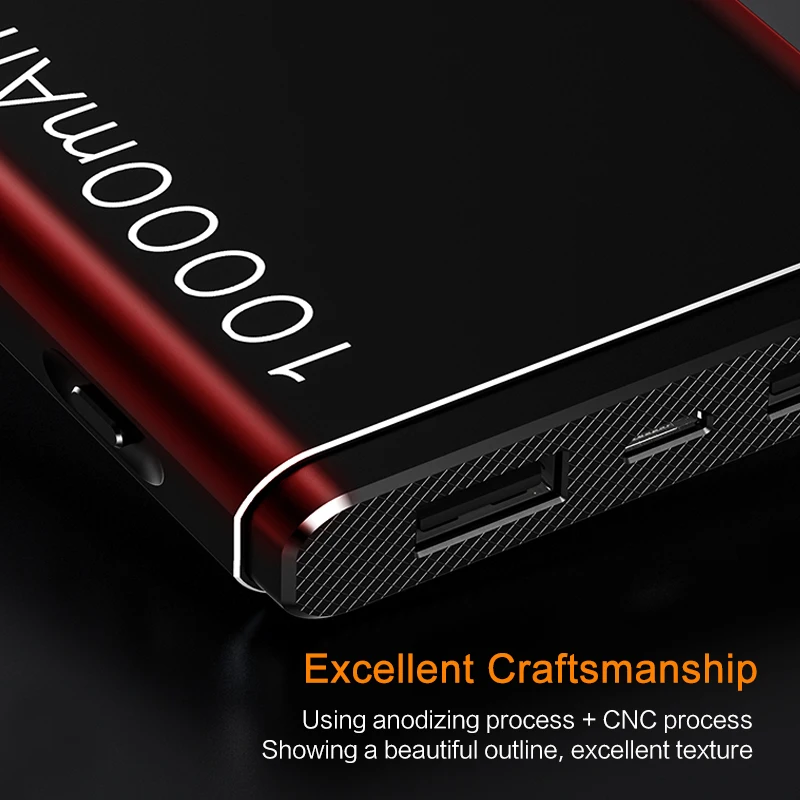 USAMS Power Bank 10000 мАч Dual USB мобильный телефон портативное зарядное устройство Powerbank