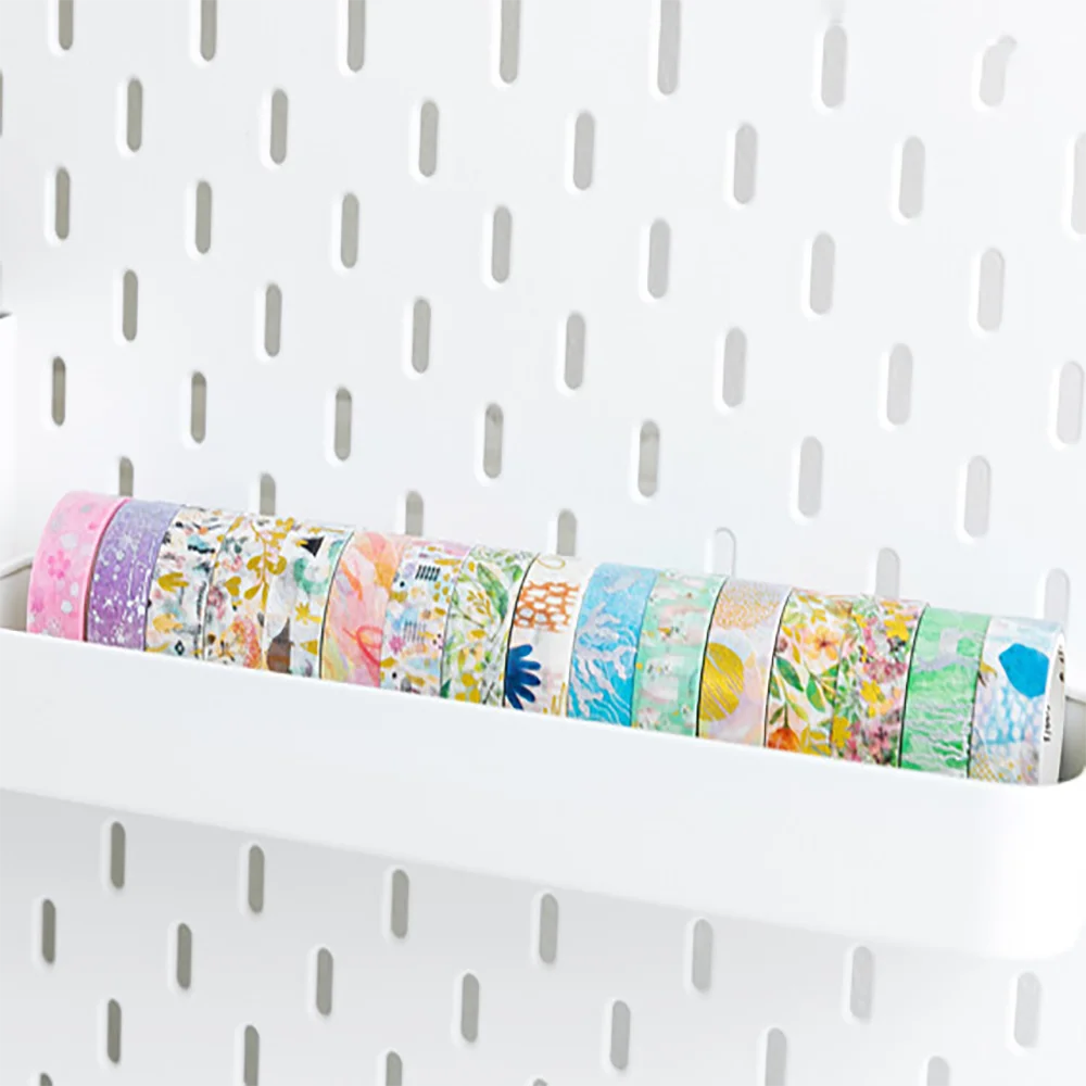 Kawaii Laser Silver Washi Tape DIY Scrapbooking Sticker Notebook Journal Seal Labels Masking Japanese Office Stationery|Офисный скотч| |