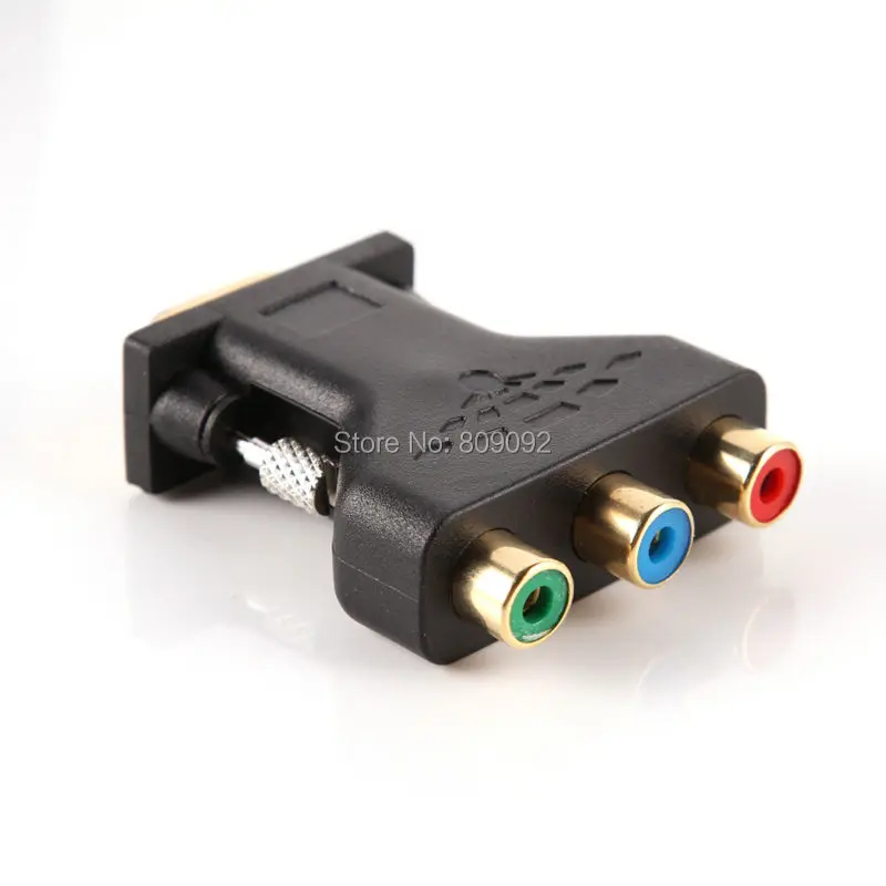 Адаптер VGA папа YPBPR 3RCA Femal 15 контактный ПК компьютер для проектора/Ypbpr ТВ адаптер|male